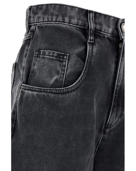 Maison Margiela Blue Five-Pocket Style Jeans With Rips