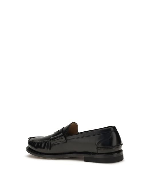 Premiata Black Arnold Loafers for men