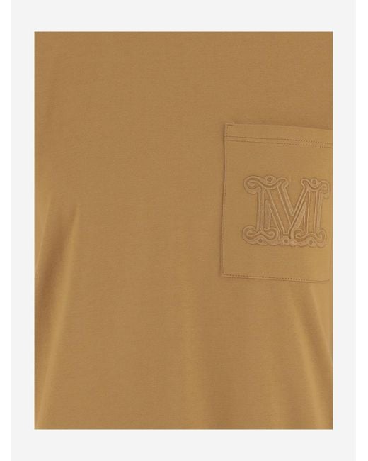 Max Mara Natural Cotton T-Shirt T-Shirts & Jerseys
