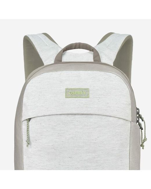 Osprey Gray Arcane Large Day Backpack Recycled Polyester Backpacks for men