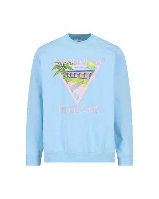Casablancabrand Blue Sweater for men