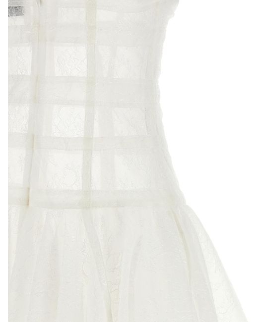 Giovanni bedin White Polyamide Short Dress