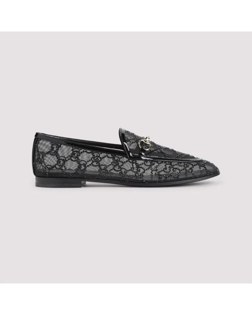 Gucci Black New Jordan Gg Loafers