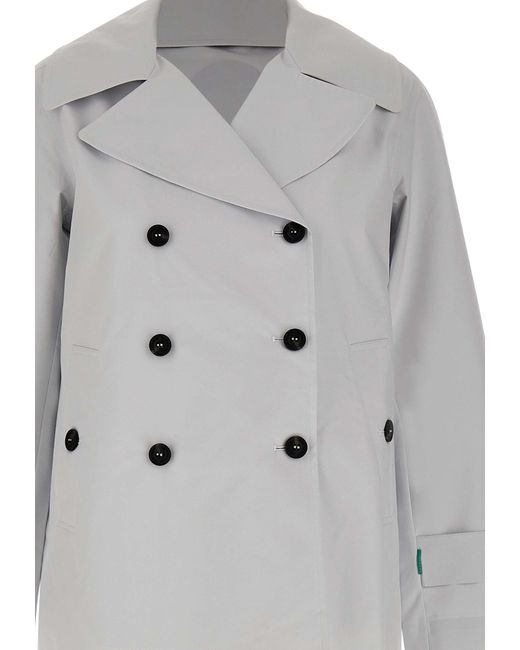 Save The Duck Gray Grin18Sofi Trench Coat
