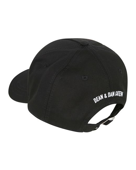 DSquared² Black Logo Baseball Cap