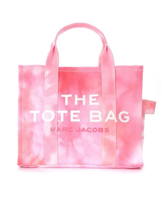 Marc Jacobs Cotton The The Tie Dye Small Traveler Tote Bag Pink - Lyst