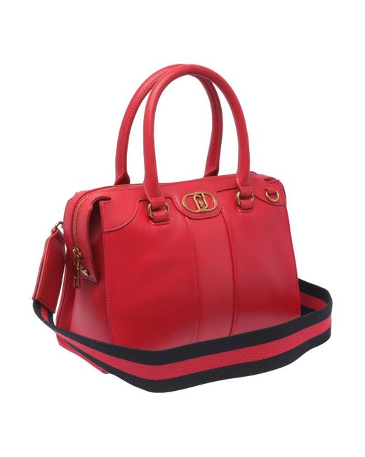 Liu Jo Red Logo Handbag