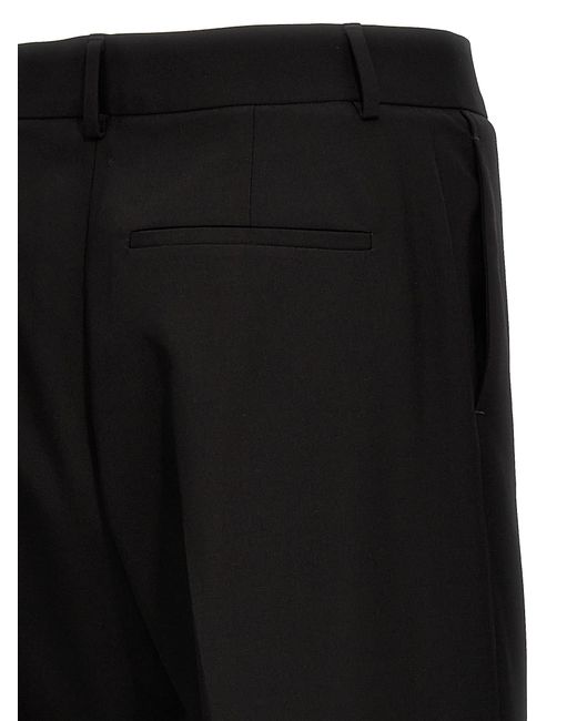 Valentino Garavani Black Wool Pants Virgin for men
