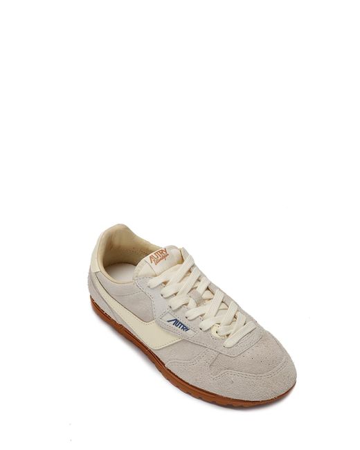Autry White Windspin Low Wom