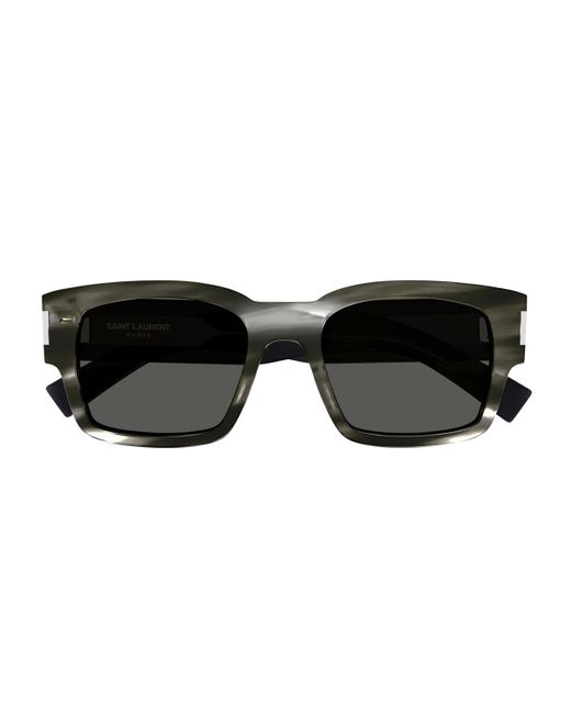 Saint Laurent Black Sl 617 Linea New Wave Sunglasses for men