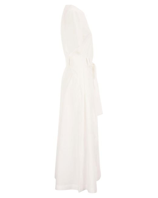 Fabiana Filippi White Silk Crepe Suit