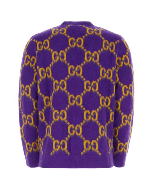 Gucci Purple Knitwear for men