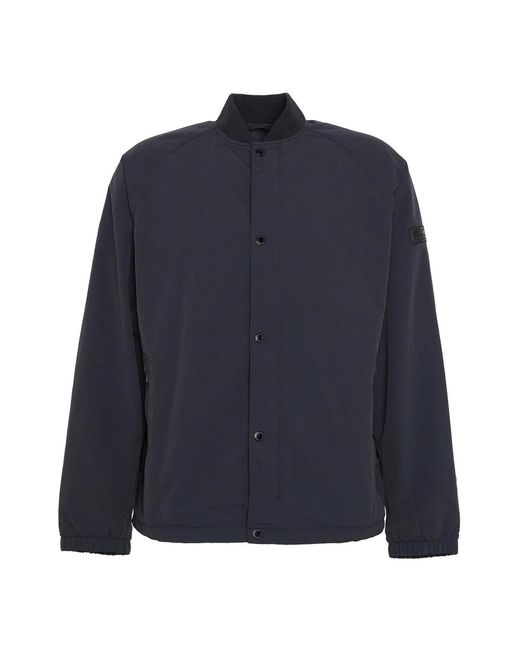 Barbour Blue Mosswold Showerproof Jacket for men