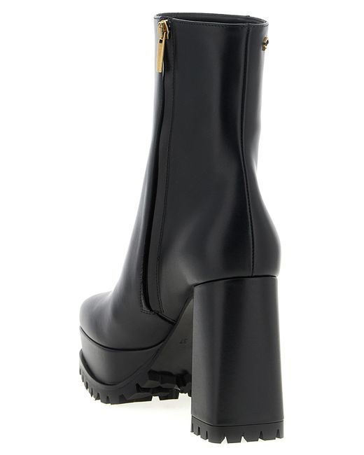 Gianvito Rossi Black Harlem Ankle Boots