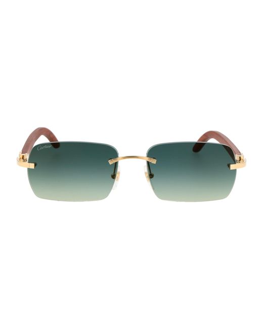 Cartier Green Ct0009cs Sunglasses for men