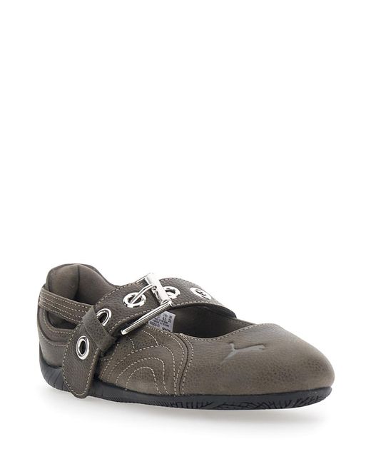 PUMA Gray Sneakers Speedcat Ballerina Shoes
