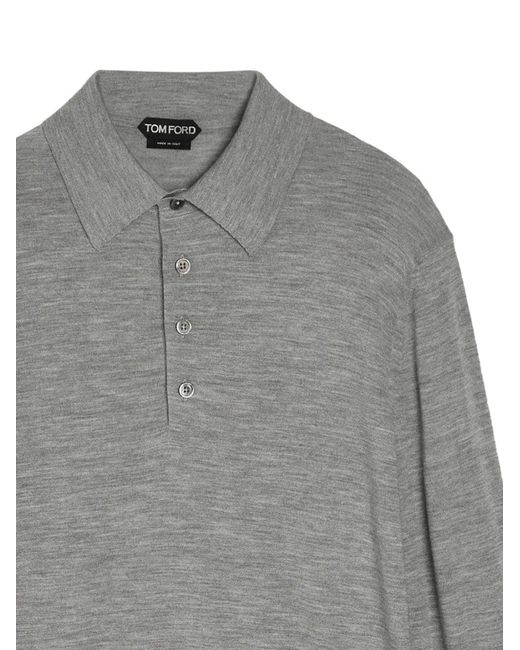 Tom Ford Gray Sweater Light Wool for men