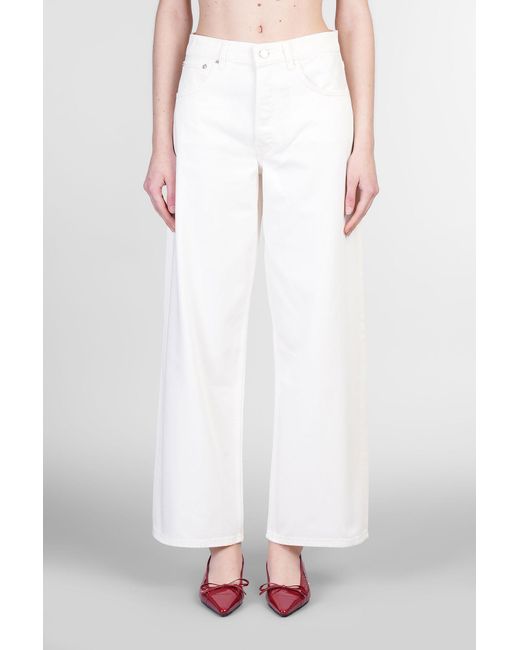 Anine Bing White Manon Jeans
