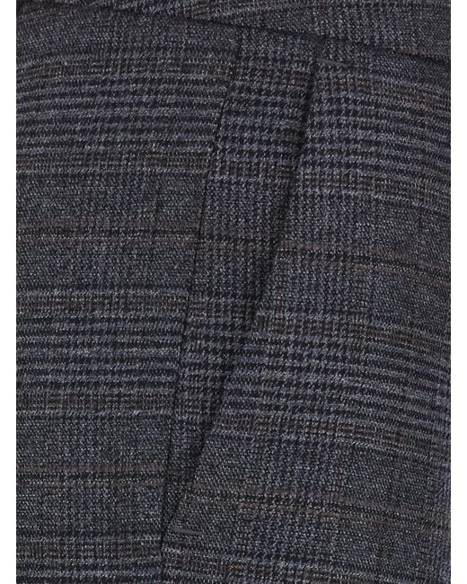Le Plain Gray Trousers Check