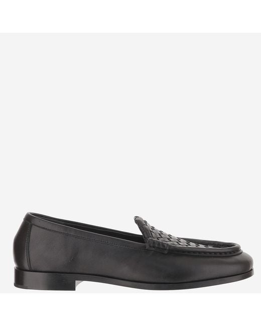 Bottega Veneta Brown Loafers Silenzio Leather Lambskin for men