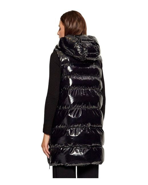 Pinko Black Vest Polyamide Apparel Jackets