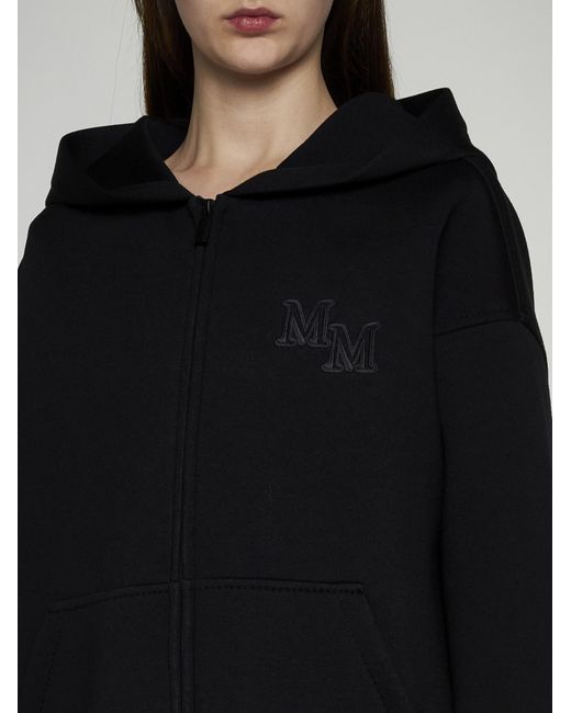 Max Mara Black Wool Oversized Sweatshirt