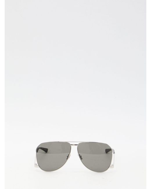 Saint Laurent Metallic Sl 690 Dust Sunglasses for men