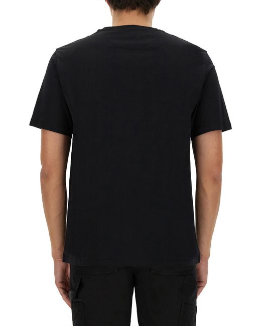 Bally Black T-Shirt With Logo for men