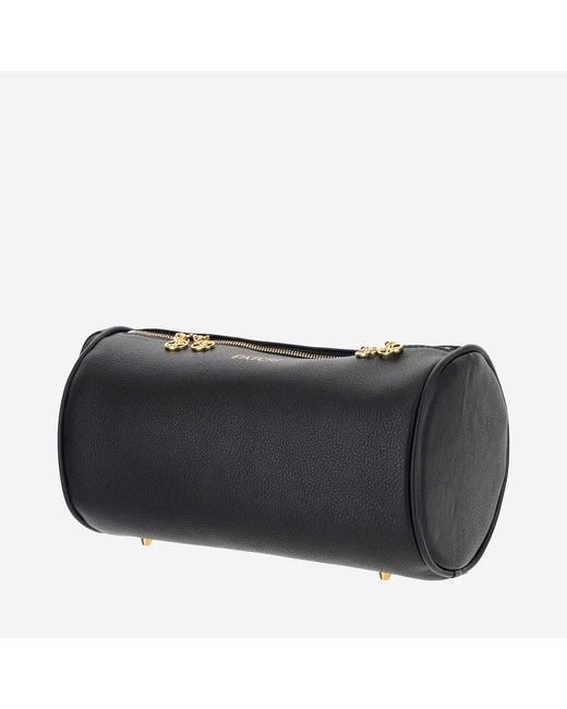 Patou Black Eco Leather Barrel Bag Polyurethane Satchels & Cross Body