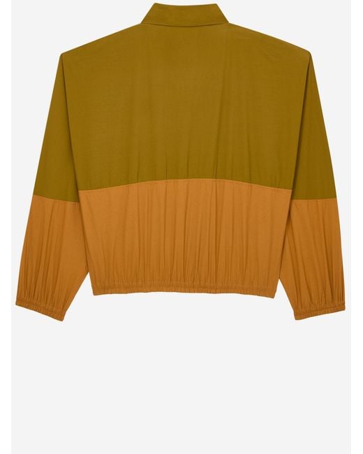 Saint Laurent Yellow Shirt Nylon Jacket