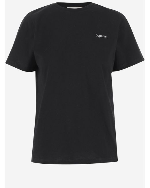 Coperni Black T-Shirt Cotton T-Shirts & Jerseys