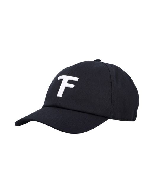 Tom Ford Blue Tf Baseball Cap for men