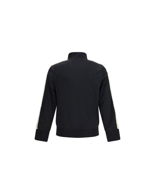 Palm Angels Blue Polyester Shell Jacket Clothing for men