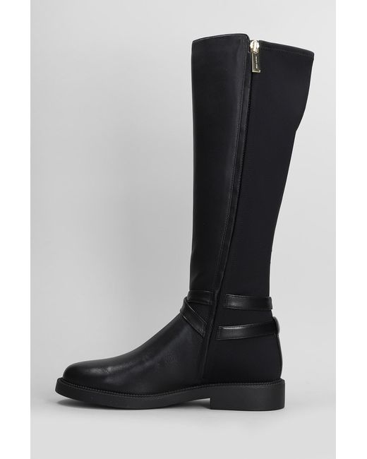 Michael Kors Black Abigail Boot Low Heels Boots