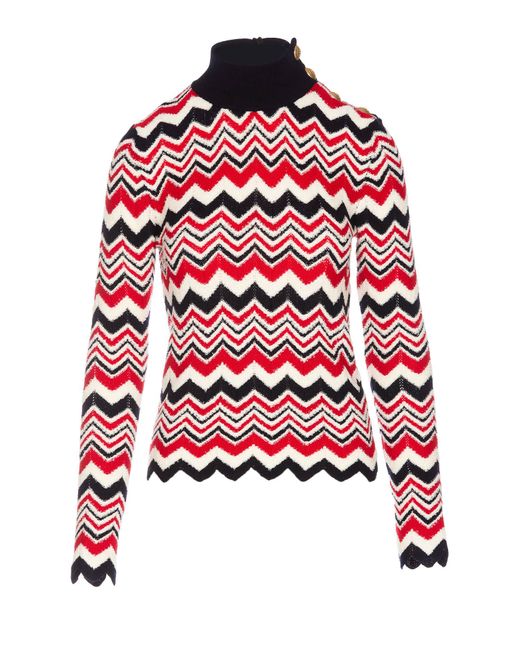 Balmain red shop jumper
