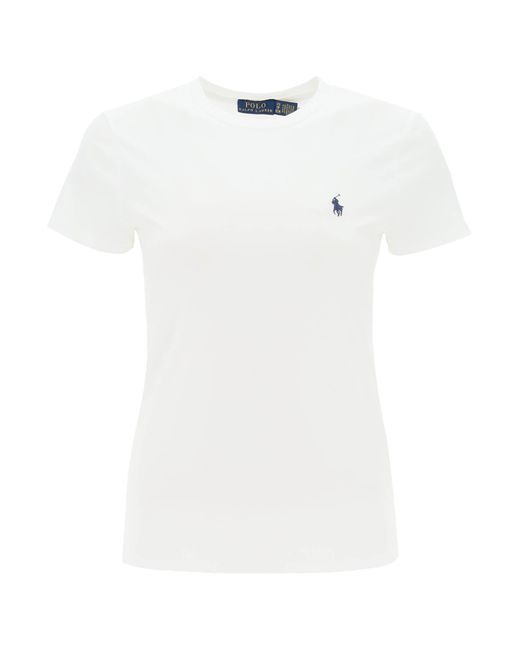 Ralph Lauren White Light Cotton T-Shirt
