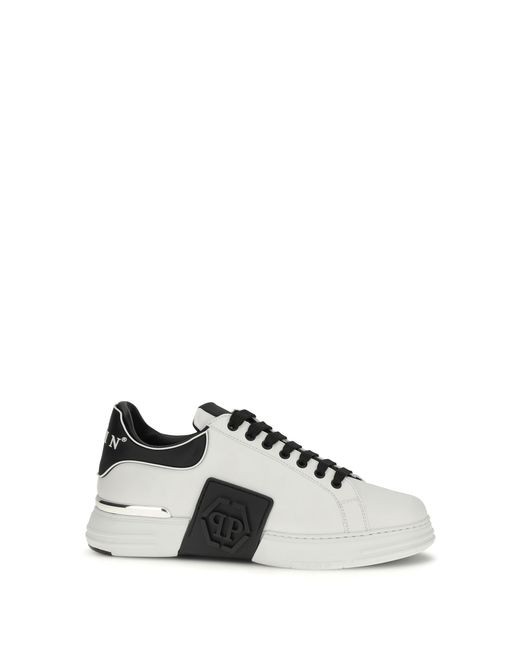 Philipp Plein White Phantom Sneakers for men