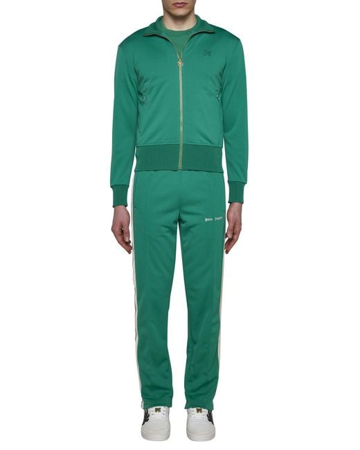Palm Angels Green Trousers for men