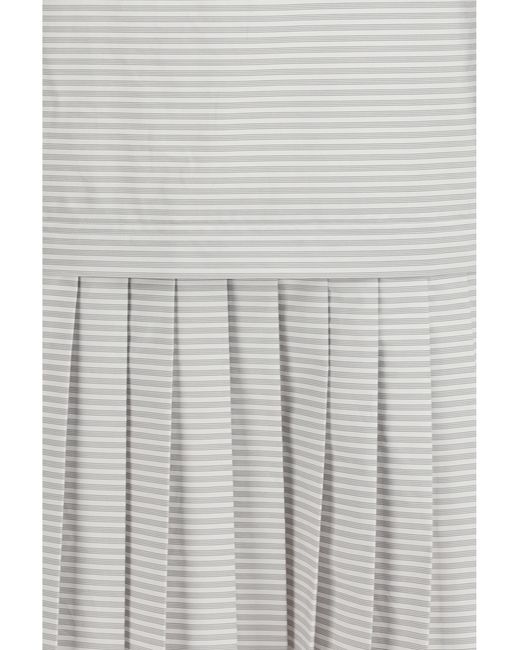 Thom Browne White Cotton Polo Dress