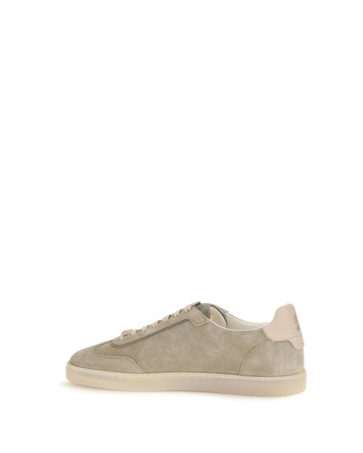 Brunello Cucinelli Natural Suede Sneakers for men