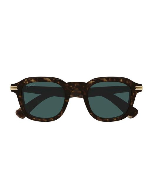 Cartier Black Ct0536S Première De Acetato Riciclato Sunglasses for men