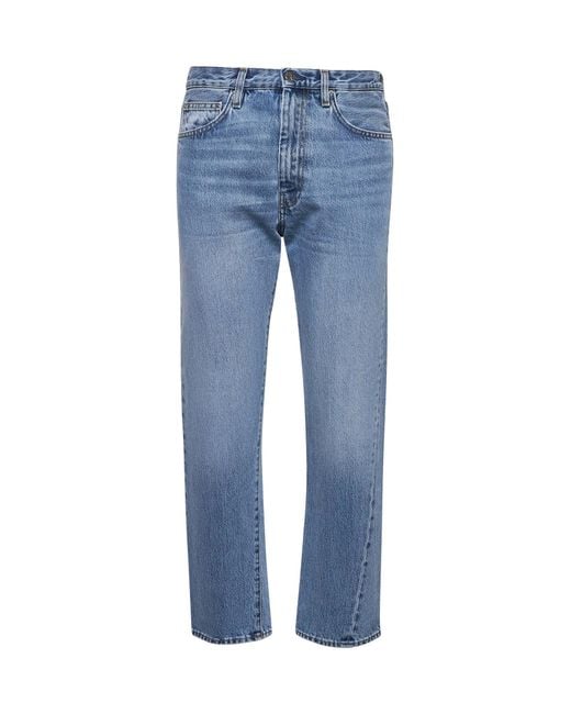 Totême Blue Light Denim Twisted Jeans