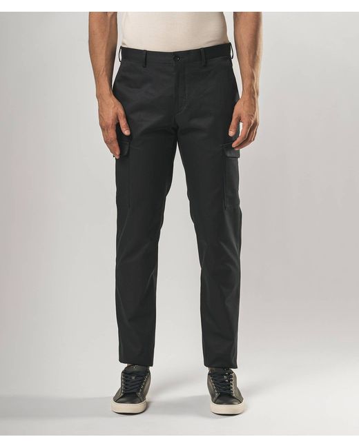 Larusmiani Blue Trousers Saltaire Pants for men