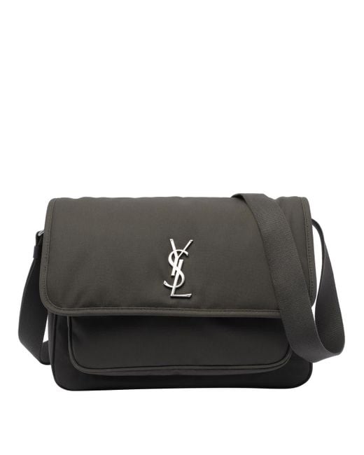 Saint Laurent Black Niki Messenger for men