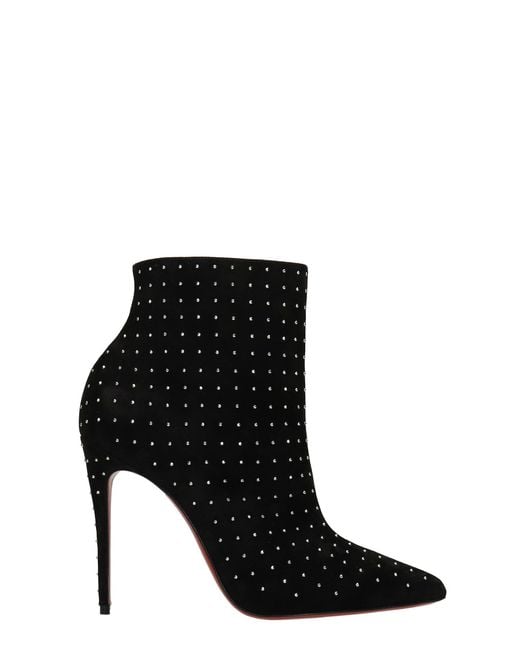 Christian Louboutin Black So Kate Booty High Heels Ankle Boots