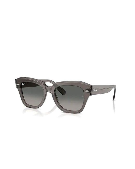 Ray-Ban Gray Sunglasses Acetate Eyewear