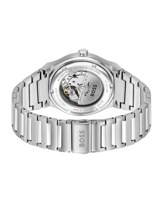 Boss Gray Candor 41Mm Automatic Watch Accessories Jewelry for men