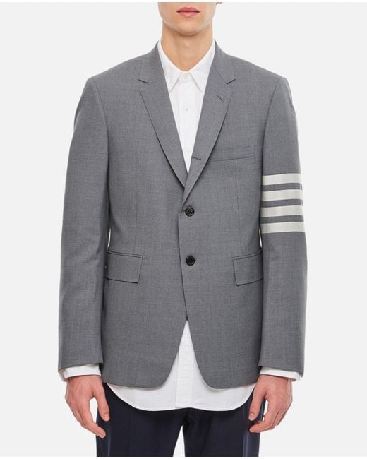 Thom Browne Gray Classic Sport Jacket for men