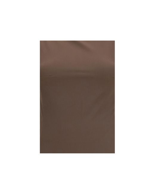 Jacquemus Brown Sole One-Piece Swimsuit Polyamide; Elastane Swimwear