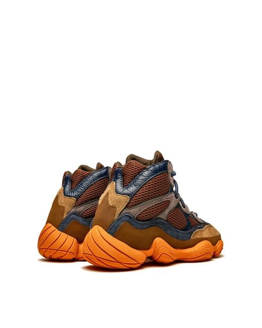 Yeezy Orange Adidas 500 High Tactile Sneakers Shoes for men